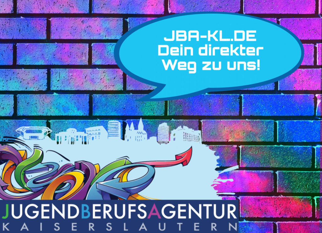 Foto Jugendberufsagentur, Wand mit Graffity
